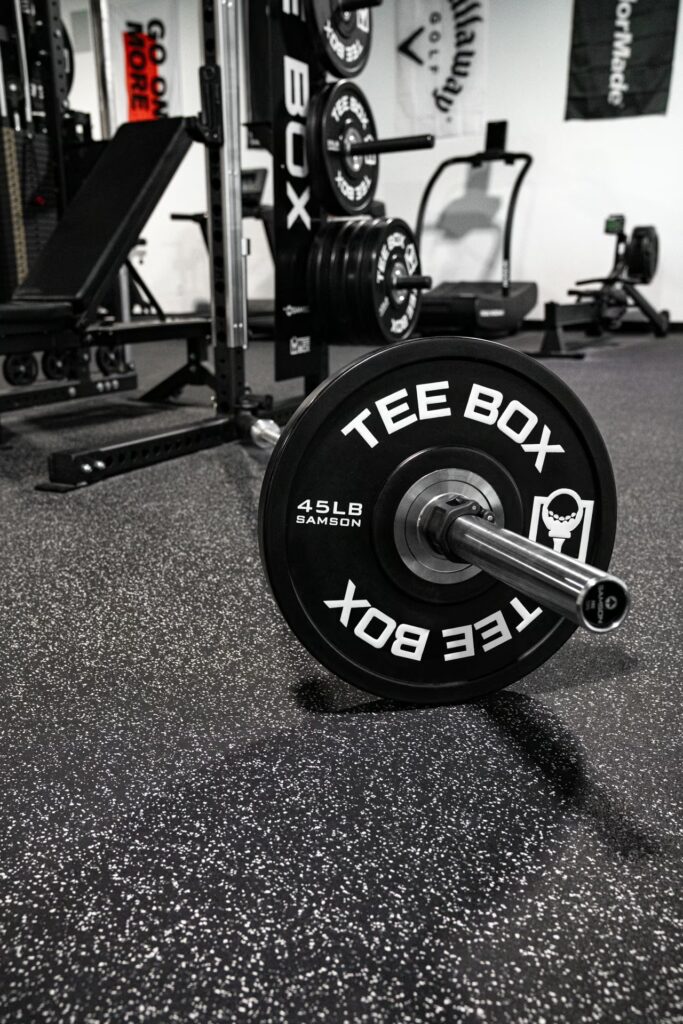 Tee Box golf performance center in Idaho Falls with Samson strength equipment