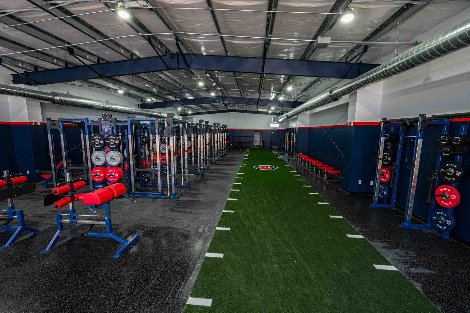 Saint Mary's College collegiate strength and conditioning facility by Samson Equipment