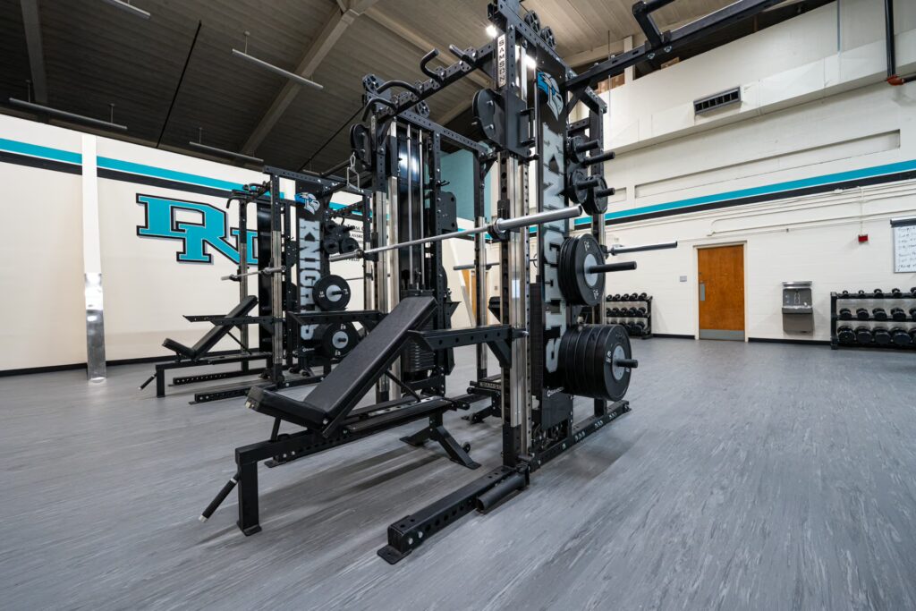 Del Norte High School weight room renovation in Albuquerque, New Mexico